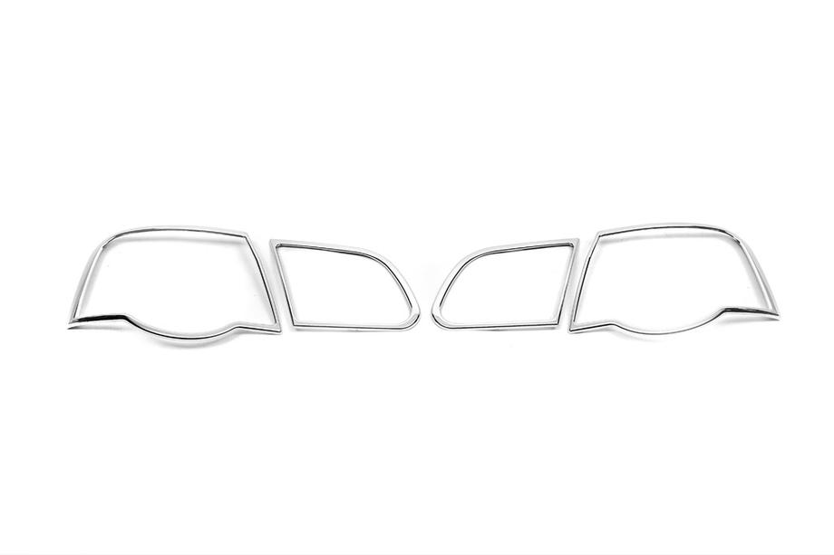 Volkswagen Passat B6 2006-2012 Chrome Tail Light Covers (2 pcs, Plastic) Image
