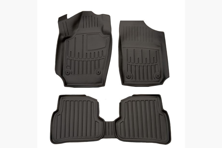Volkswagen Polo 2010-2017 Rubber Floor Mats Stingray 3D (5 pcs) Image