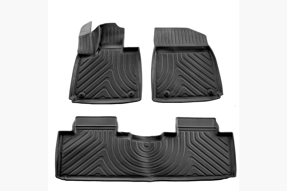 Xpeng G9 Stingray 3D Rubber Floor Mats (3 pcs) Photo 1