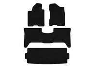 Nissan Armada 2003-2015 Premium Textile Floor Mats (3 Rows, 2003-2008, Black) photo 1