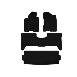 Textile Floor Mats Classic (3 Rows, 2003-2008, Black) Nissan Armada 2003-2015 photo 1