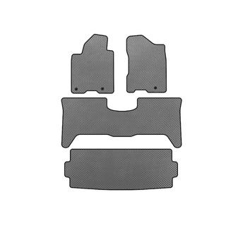 EVA Floor Mats (3 Rows, 2003-2008, Gray) Nissan Armada 2003-2015