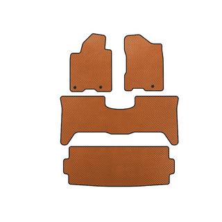 EVA Floor Mats (3 Rows, 2003-2008, Orange) Nissan Armada 2003-2015