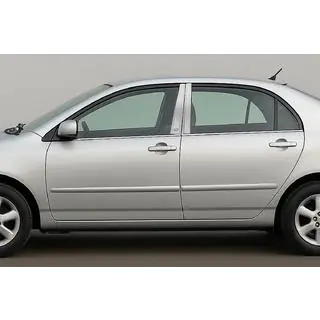 Chrome Pillar Covers (4 pcs, Stainless Steel) Toyota Corolla 2002-2007 photo 1