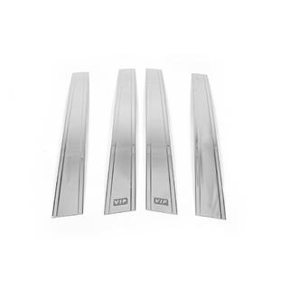 Chrome Pillar Covers (4 pcs, Stainless Steel) Toyota Corolla 2002-2007 photo 3