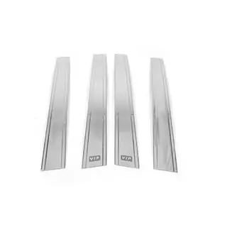 Chrome Pillar Covers (4 pcs, Stainless Steel) Toyota Corolla 2002-2007 photo 3
