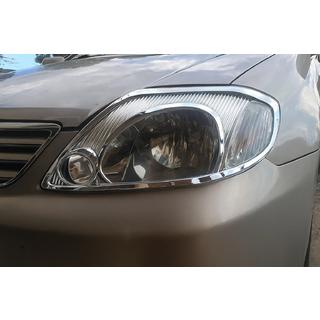 Headlight Covers V1 (2002-2004, 2 pcs, plastic) Toyota Corolla 2002-2007 photo 1