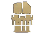 Nissan Pathfinder R52 2012-2021 EVA Floor Mats (3 Rows, Beige) photo 1
