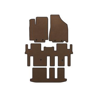 EVA Floor Mats (3 Rows, Brown)
