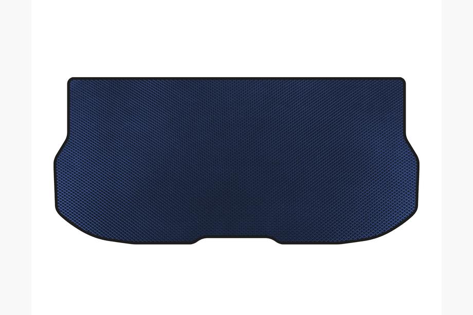 Nissan Quest 2011-2017 EVA Trunk Mat (with 3rd Row, 7-Seater, Blue) Image