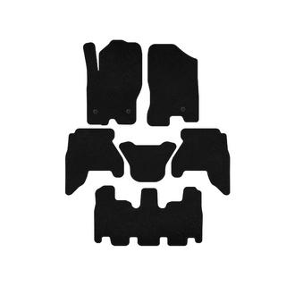 Textile floor mats Classic V1 (3 rows, Black, 2010-2014) Nissan Pathfinder R51 2005-2014 photo 1