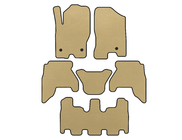 Nissan Pathfinder R51 2005-2014 EVA floor mats for interior (3 rows, Beige, 2010-2014) photo 1