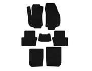 Opel Zafira B 2005–2011 Textile Floor Mats Classic (3 Rows, Black) photo 1