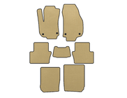 Opel Zafira B 2005–2011 EVA Floor Mats (3 Rows, Beige) photo 1