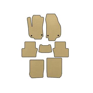 EVA Floor Mats (3 Rows, Beige) Opel Zafira B 2005–2011