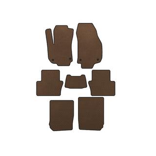 EVA Floor Mats (3 Rows, Brown) Opel Zafira B 2005–2011