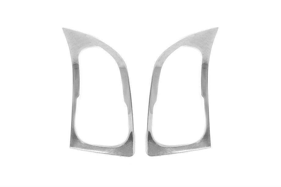Volkswagen Crafter 2006-2016 Headlight Covers (2 pcs, Stainless Steel) Image