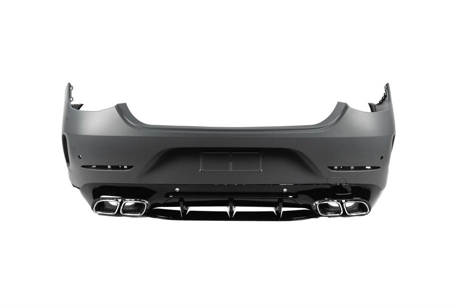 Mercedes CLS C257 2018- Rear Bumper with Diffuser AMG GTS63 Photo 1