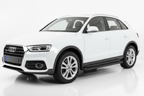 Audi Q3 2011-2019 Side Steps Allmond Black (2 pcs, Aluminum) photo 1