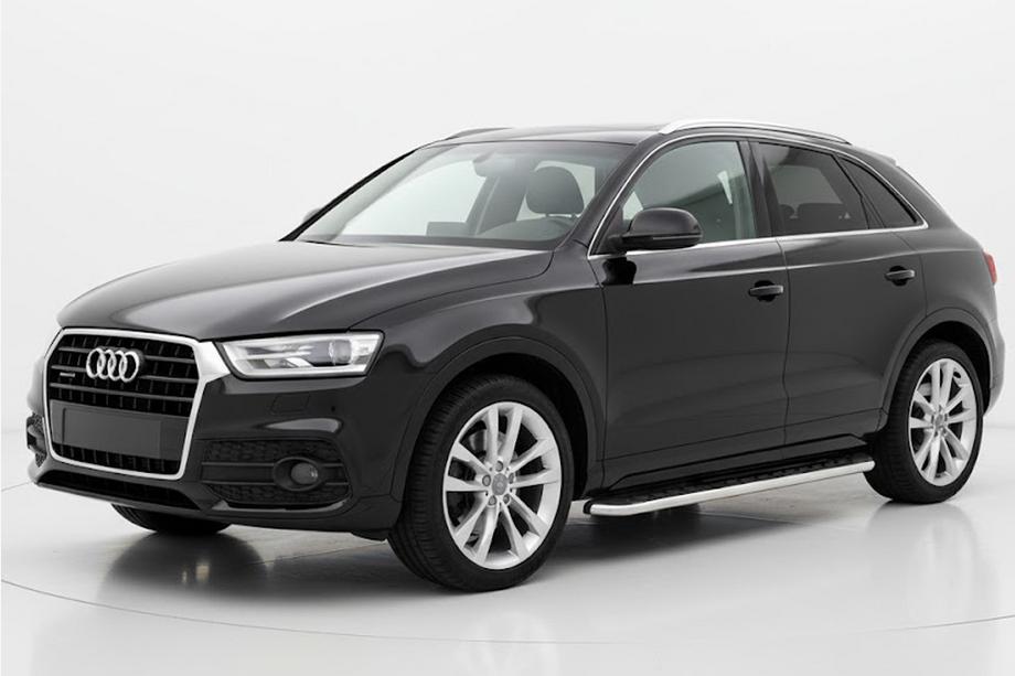 Audi Q3 2011-2019 Side Steps Maydos V1 (2 pcs, Aluminum & Stainless Steel) Image