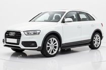 Audi Q3 2011-2019 Side Steps Bosphorus Black (2 pcs, Aluminum) photo 1