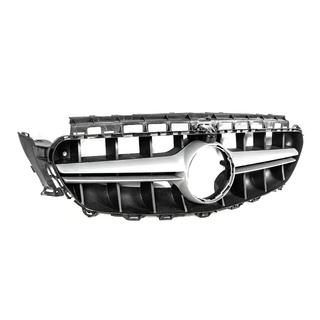 Front Grille in E63 AMG Design Silver (for Avantgarde/AMG-Line/E43/E53 2016-2020) Mercedes E-class coupe C238 2016-2024 photo 3
