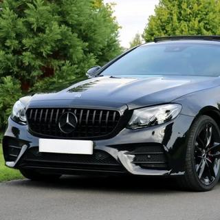 Front Grille GT Panamericana Black (for Avantgarde/AMG-Line/E43 AMG/E53 AMG 2016-2020) Mercedes E-class coupe C238 2016-2024 photo 1