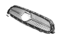 Mercedes E-class coupe C238 2016-2024 Front Grille Diamond Silver (for AMG-Line 2020-2023) With camera mount photo 2