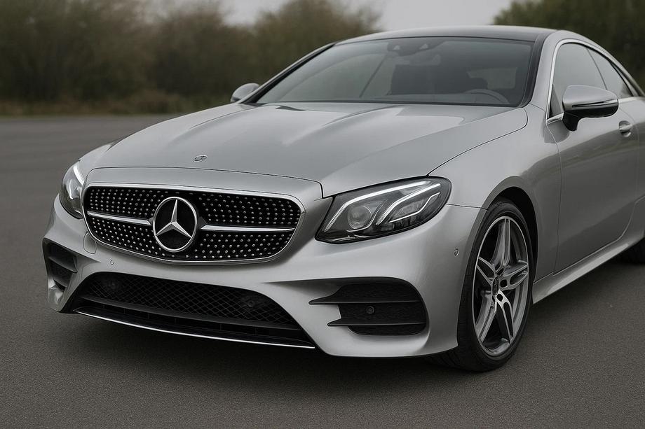 Mercedes E-class coupe C238 2016-2024 Front Grille Diamond Black (for Avantgarde/AMG-Line/E43 AMG/E53 AMG 2016-2020) Image