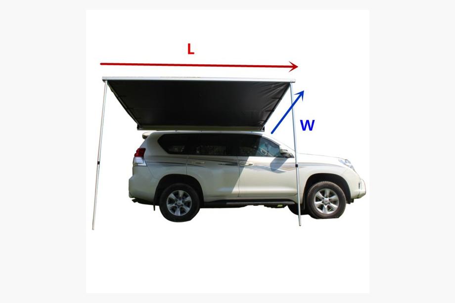 Car awning in aluminum case (Niken) Photo 5