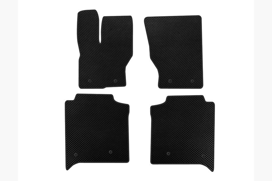 Range Rover IV L405 2013-2021 EVA Floor Mats (Long, rear row with console, Black) Image