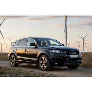 Side Steps Allmond Black (2 pcs, Aluminum) Audi Q7 2005-2015 photo 1