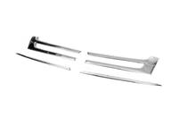 Volkswagen T5 2010-2015 Chrome Grille Covers (Omsa, 4 pcs, Stainless Steel) photo 3