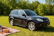 Chery Tiggo 1 2005-2016 Side Steps Allmond Black (2 pcs, Aluminum) photo 1