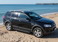 Chevrolet Captiva 2006-2019 Side Steps RedLine Black (2 pcs, Aluminum) photo 2