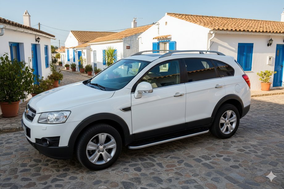 Chevrolet Captiva 2006-2019 Side Steps Tayga Grey (2 pcs, Aluminum) 2016-2019 Image