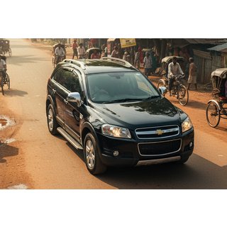 Side Steps Maydos V1 (2 pcs, Aluminum & Stainless Steel) Chevrolet Captiva 2006-2019 photo 1