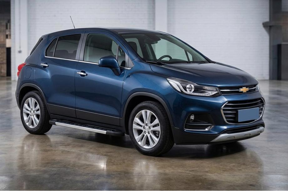 Chevrolet Trax 2012-2023 Side Steps RedLine V1 (2 pcs, Aluminum) Image
