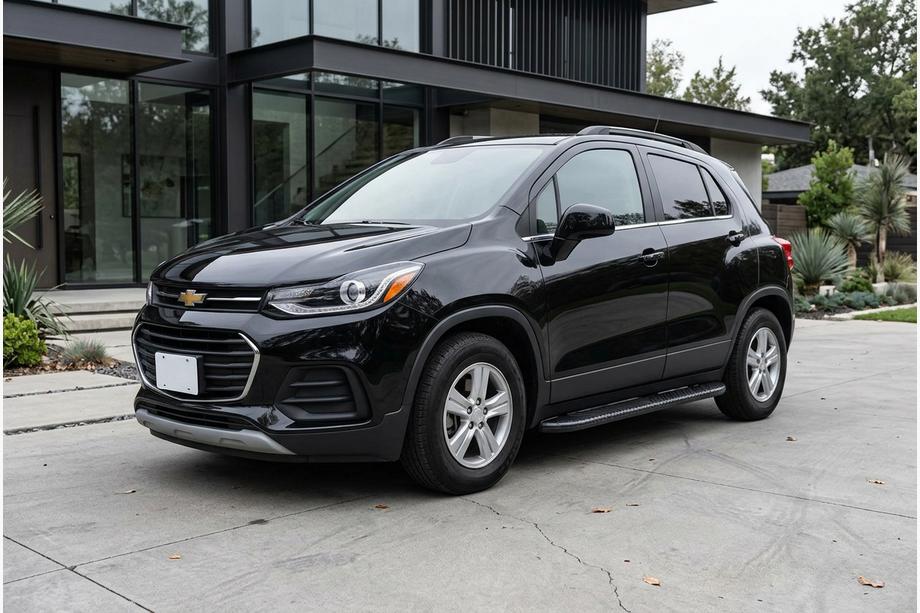 Chevrolet Trax 2012-2023 Side Steps Bosphorus Black (2 pcs, Aluminum) Image