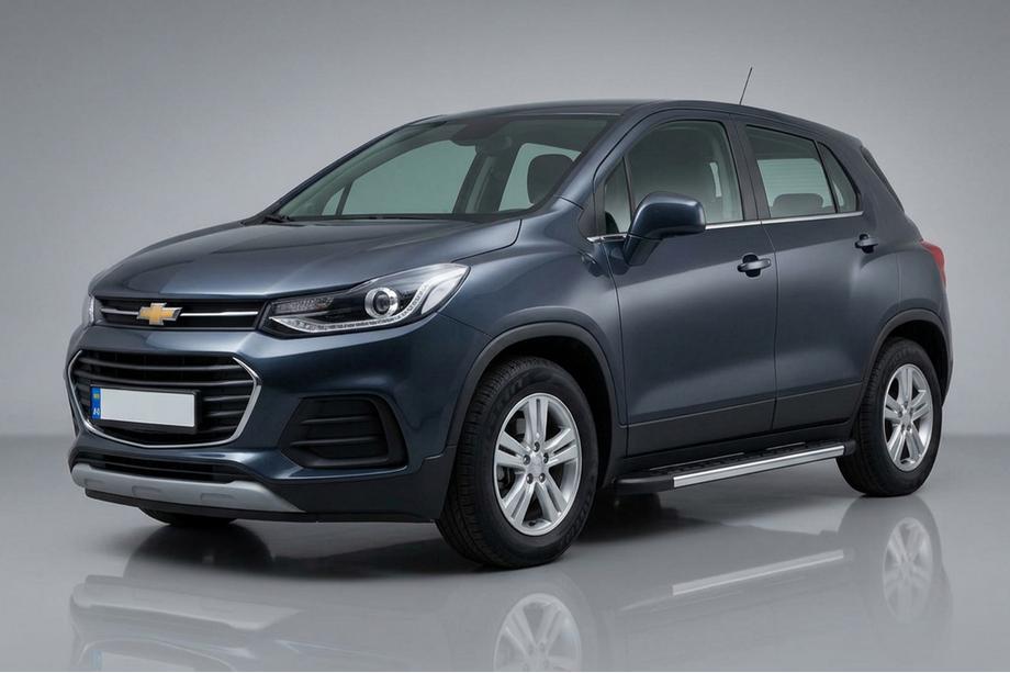 Chevrolet Trax 2012-2023 Side Steps Duru (2 pcs, Aluminum) Image