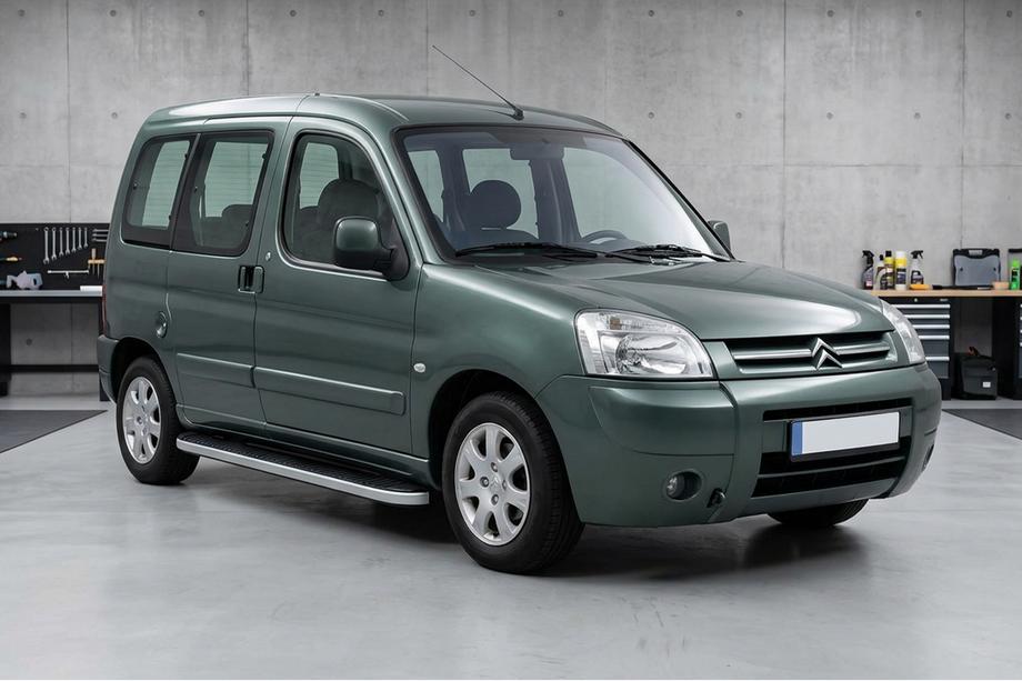 Citroen Berlingo 1996-2008 Side Steps Tayga Grey (2 pcs, Aluminum) Image