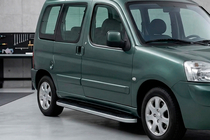 Peugeot Partner 1996-2008 Side Steps Tayga Grey (2 pcs, Aluminum) photo 1