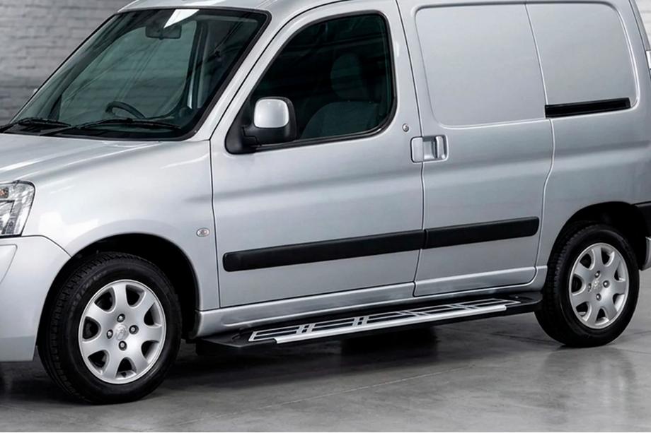 Peugeot Partner 1996-2008 Side Steps Sunrise (2 pcs, Aluminum) Image