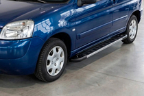 Peugeot Partner 1996-2008 Side Steps RedLine V1 (2 pcs, Aluminum) photo 1
