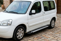 Peugeot Partner 1996-2008 Side Steps Line (2 pcs, Aluminum) photo 1