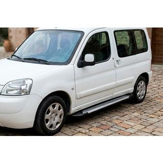 Side Steps Line (2 pcs, Aluminum) Peugeot Partner 1996-2008 photo 1