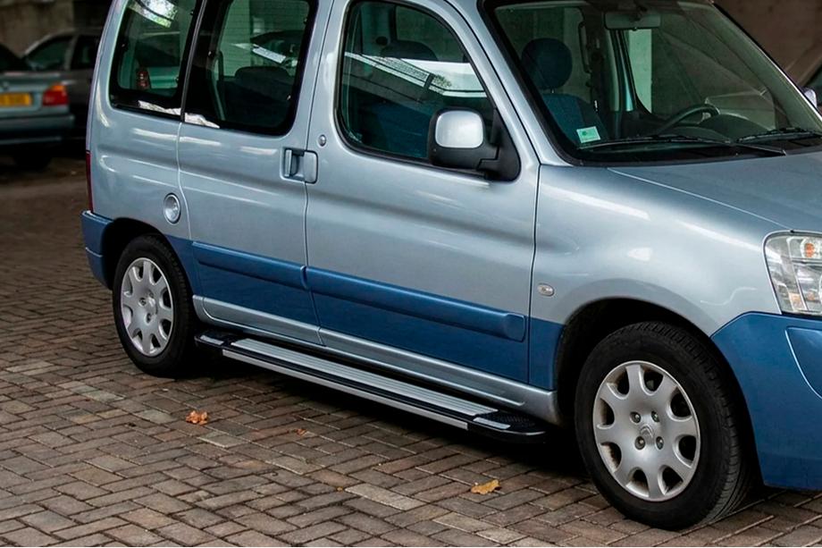 Peugeot Partner 1996-2008 Side Steps Rainbow (2 pcs, Aluminum) Image