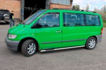 Mercedes Vito W638 1996-2003 Side Pipes (2 pcs, Stainless Steel) d70 photo 3