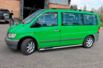 Mercedes Vito W638 1996-2003 Side Pipes (2 pcs, Stainless Steel) d60 photo 3