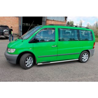 Side Pipes (2 pcs, Stainless Steel) Mercedes Vito W638 1996-2003 photo 3